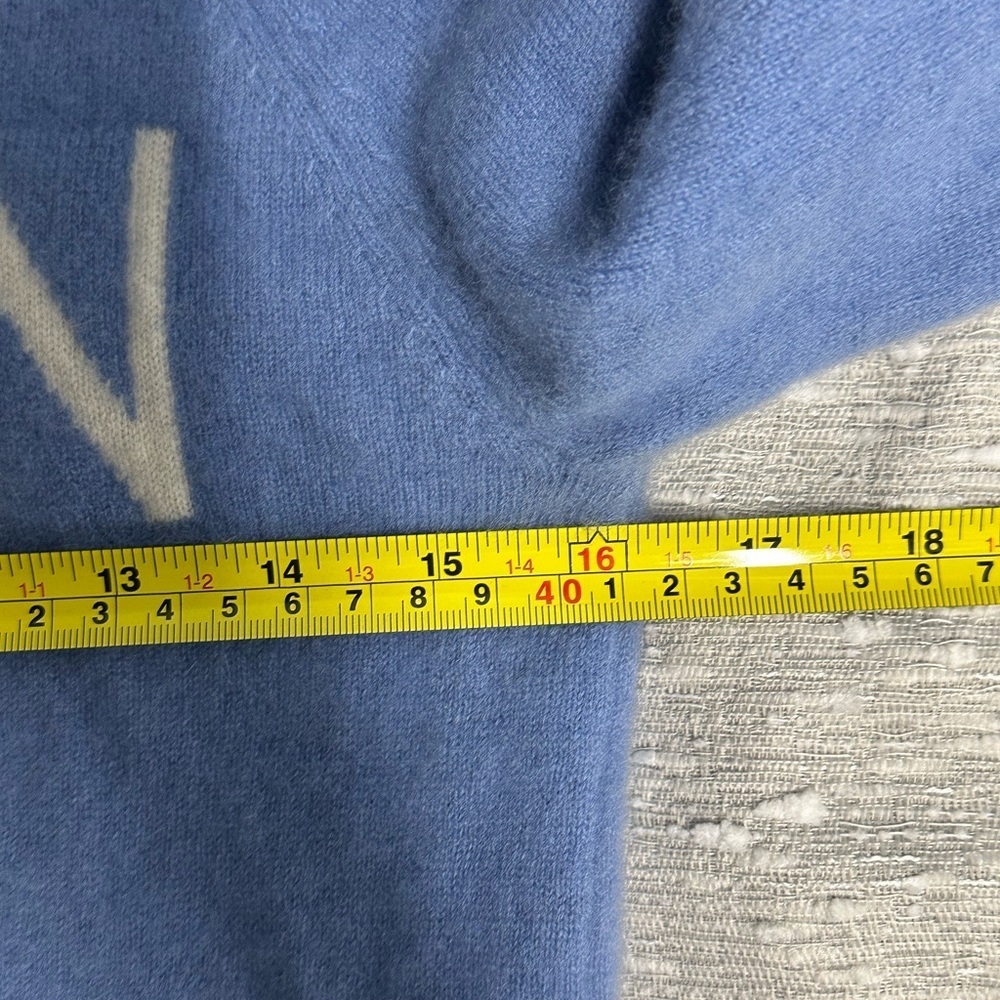 PHILOSOPHY Cashmere Sweater London Light Blue - Size S - Picture 4 of 6